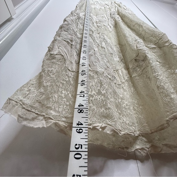 Free People Many Moons Midi Dress Lace Overlay Sleeveless - Small - Picture 13 of 14